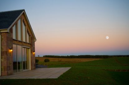Sunset at Fernbrae Farmhouse, Perthshire