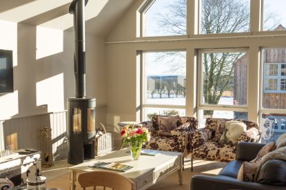 The living room at Torran Steading, Perthshire