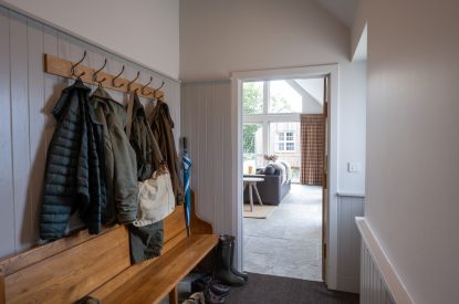 The boot room at Torran Steading, Perthshire