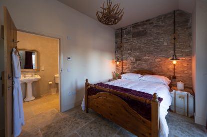 A double bedroom at Braeview Steading, Perthshire