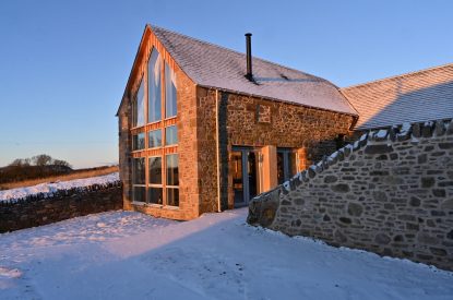 Winter at Braeview Steading, Perthshire