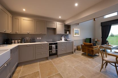 The kitchen at Laverin Cottage, Perthshire