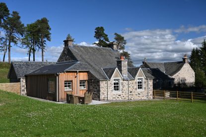 The garden at The Highland Croft, Perthshire