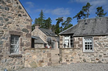 The exterior of The Highland Croft, Perthshire