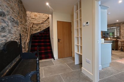 The hallway at The Highland Croft, Perthshire