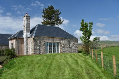The garden at The Wee Hoose, Perthshire