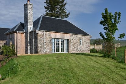 The garden at The Wee Hoose, Perthshire