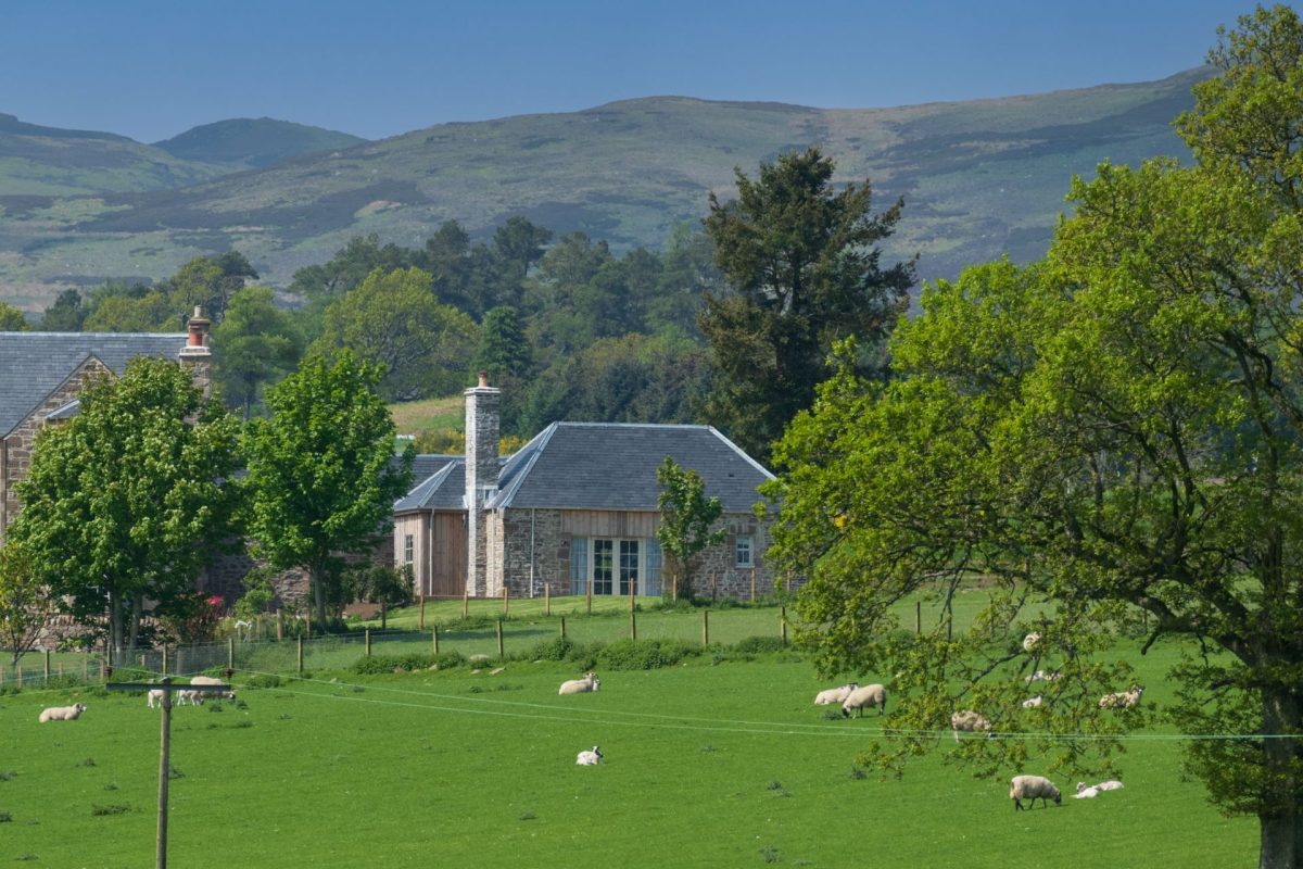 The exterior of The Wee Hoose, Perthshire