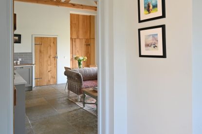 The hallway at The Wee Hoose, Perthshire