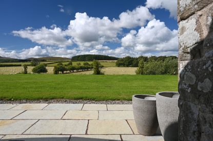 The garden at Rowanrigg Steading, Perthshire