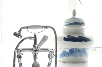 A bathroom at Rowanrigg Steading, Perthshire