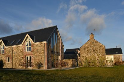 The exterior of Bonnie Wren Cottage, Perthshire