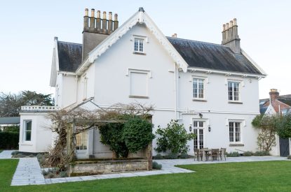 The exterior of White Exeter House, Devon
