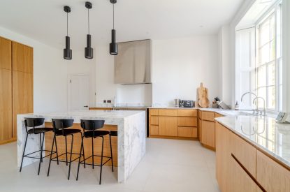 The kitchen at White Exeter House, Devon