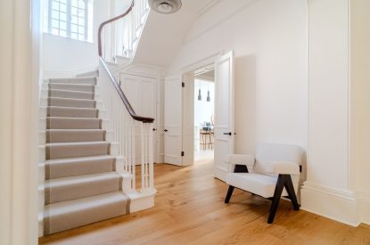 The hallway at White Exeter House, Devon
