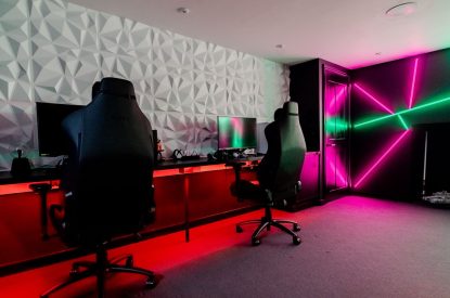 Desk space at White Exeter House, Devon