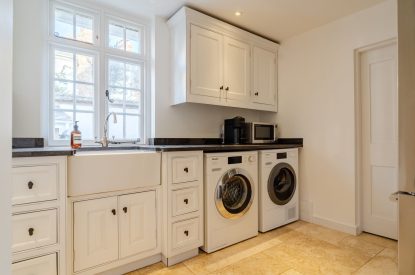 The kitchen at White Exeter House, Devon
