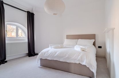 A double bedroom at White Exeter House, Devon