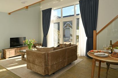 The living room at Ternan's Cottage, Perthshire