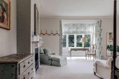 A bedroom suite at Katsura House, Cotswolds