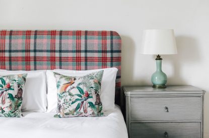 A king size bedroom at Katsura House, Cotswolds