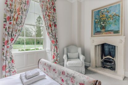 A double bedroom at Katsura House, Cotswolds