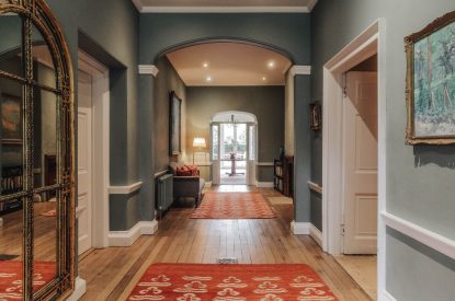 The hallway at Katsura House, Cotswolds