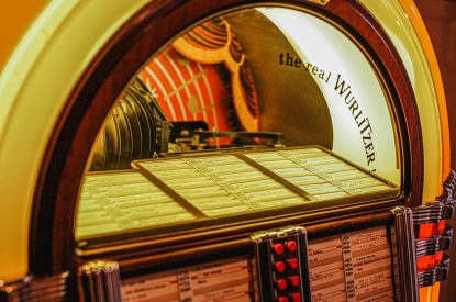 The jukebox at Katsura House, Cotswolds 