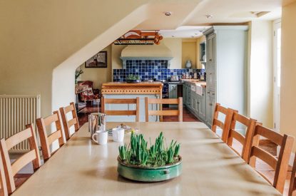 The kitchen dining area at Katsura House, Cotswolds