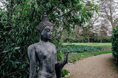 The gardens at Katsura House, Cotswolds