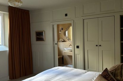 A double bedroom at Plas Glan Menai, Anglesey