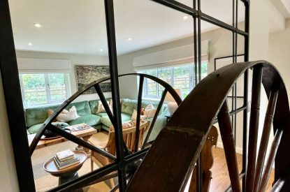 The sitting room at Wheatsheaf Barn, Hampshire