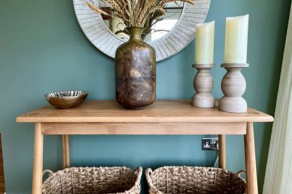 The sitting room at Wheatsheaf Barn, Hampshire