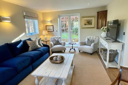 The sitting room at Ridgebrook Cottage, Hampshire