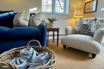 The sitting room at Ridgebrook Cottage, Hampshire