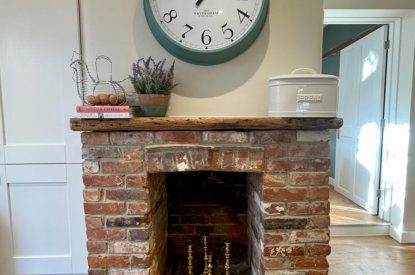 The kitchen at Ridgebrook Cottage, Hampshire