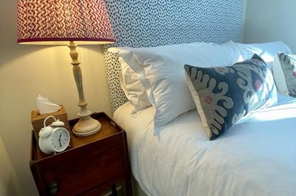 A double bedroom at Ridgebrook Cottage, Hampshire