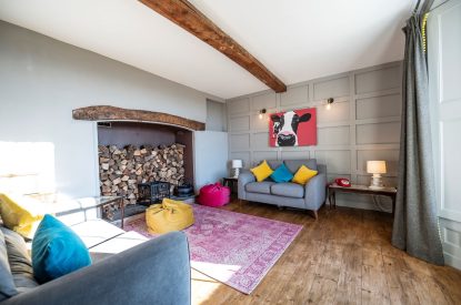 The snug at Mihangel House, Denbighshire
