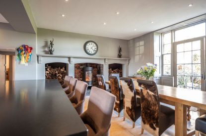 The kitchen-diner at Mihangel House, Denbighshire 