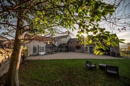 The garden at Mihangel House, Denbighshire