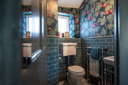 A bathroom at Mihangel House, Denbighshire