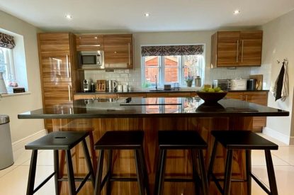 The kitchen at Acacia Cottage, Hampshire