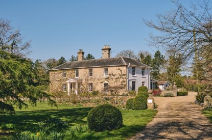 The driveway at Hockham House, Norfolk Coast