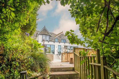 The garden at Watergate House, Cornwall
