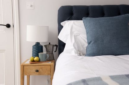 A bedroom at Watergate House, Cornwall