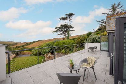 Countryside views at Watergate House, Cornwall