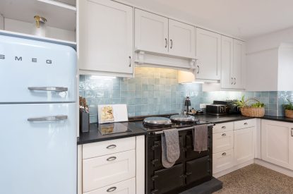 The kitchen at Watergate House, Cornwall