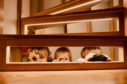 Childrens play area at Cedar Lodge, Herefordshire