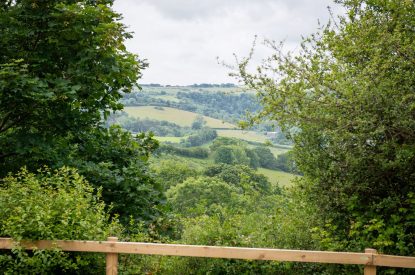 Countryside views at Bracken Barn, Devon