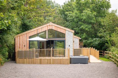The exterior at Bracken Barn, Devon